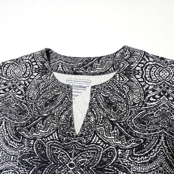 Coolibar Oceanside Tunic Sun Protection 3/4 Sleeve Dress .Size S - Picture 5 of 7